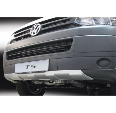 Rgm Spoiler Delantero Inferior 'Skid-Plate' Volkswagen Transporter T5 2003-2015 - Plata (Abs)